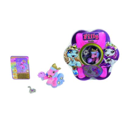 Simba Filly Elves Metallbox, 1 Filly + 1 besonderes Filly  + 1 Anhänger Neu