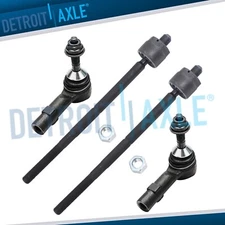 4pc Front Inner Outer Tie Rod Ends for Ford Taurus Flex Mercury Sable Montego