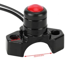 Motorcycle Handlebar Engine Start Stop Kill Button Switch for Pit Dirt Bike ATV
