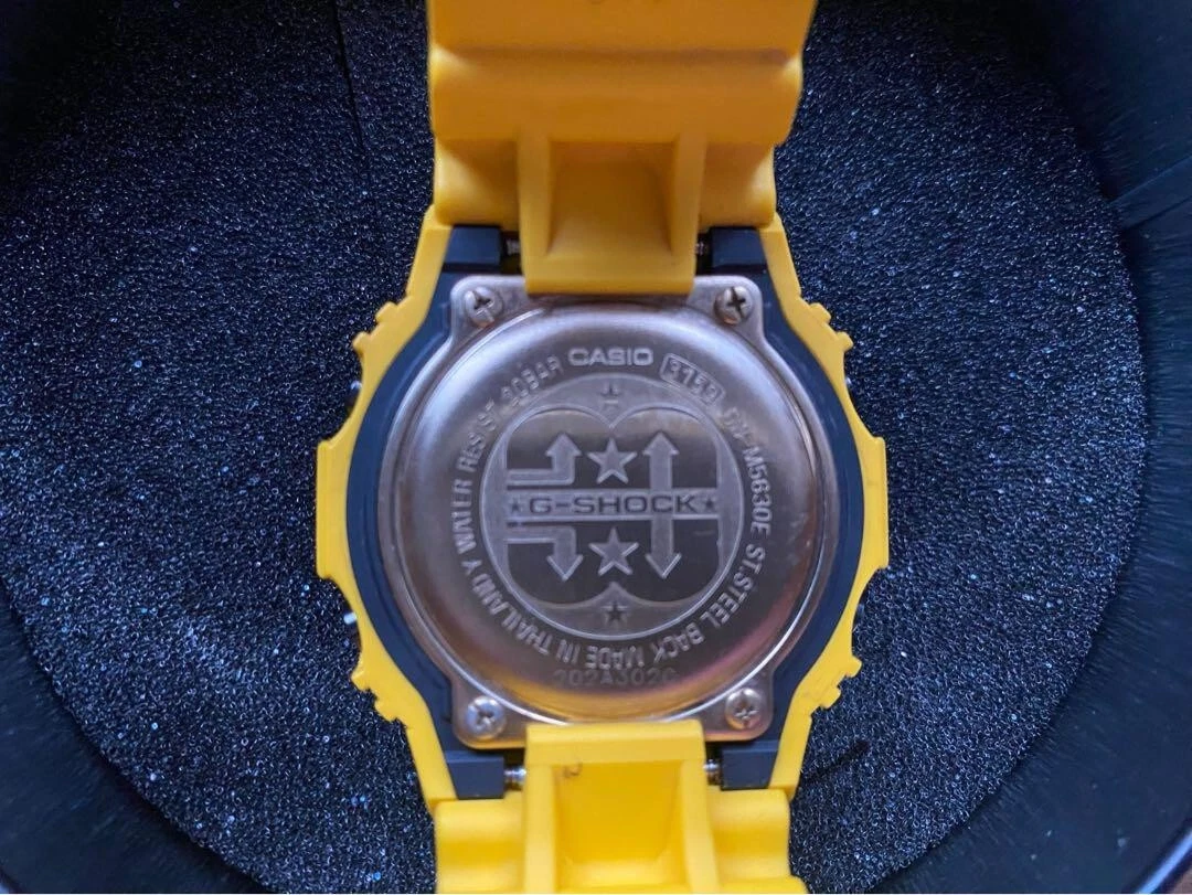 CASIO G-SHOCK GW-M5630E-9JR 30th Anniversary Limited Lightning Yellow with Case