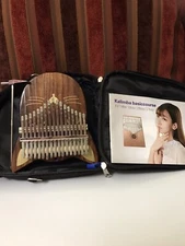 Myron Mahogany Wood Kalimba MBIRA Thumb Piano Bear Shaped