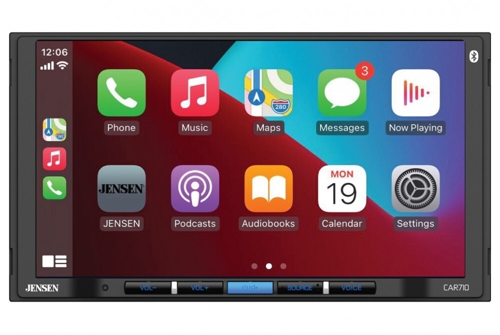 Мультимедийный ресивер Jensen CAR710 7 Apple CarPlay Android Auto Bluetooth 27690₽