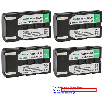 Kastar Replacement Battery for Samsung SB-LSM80 & Samsung SC-D372 Camcorder