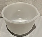 Vintage Glasbake “Made for Sunbeam” White Milk Glass Mixer Mixing Bowl 20CJ