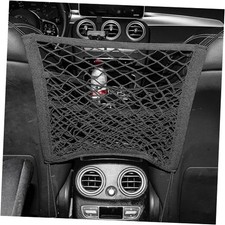3 Layer Car Mesh Organizer Between Front Seats, Pet Dog Kid 15.7 x 13.7 Inch