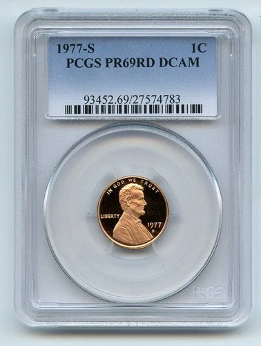 1977-S Lincoln Memorial Cent Proof — photo from another recent sale