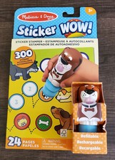 Melissa Doug Sticker Wow Dog 24 Page Book and Stamper w/300 stickers
