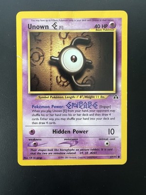 Unown [E] 67/75 Neo Discovery Regular