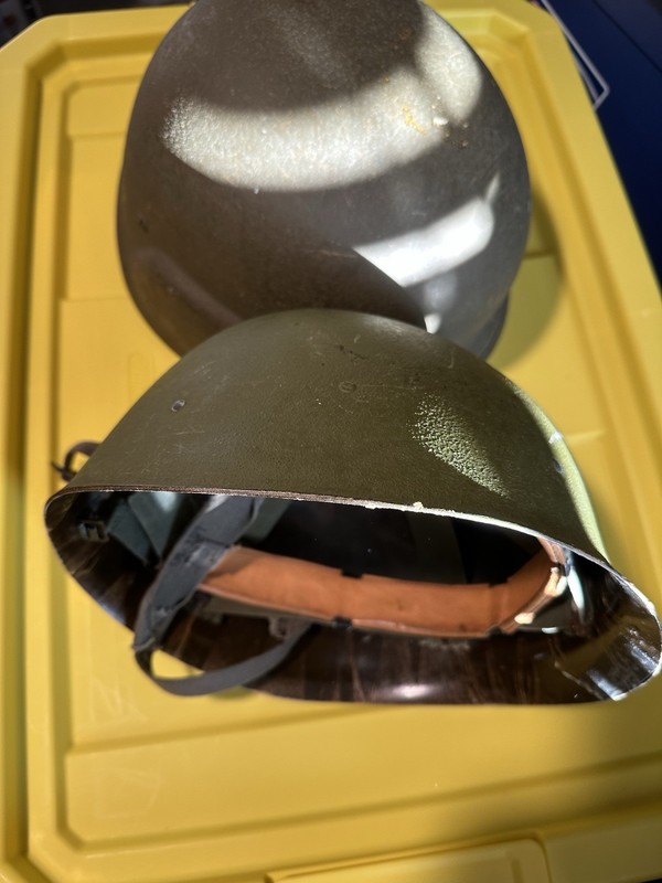 Military Helmets Vintage Lot