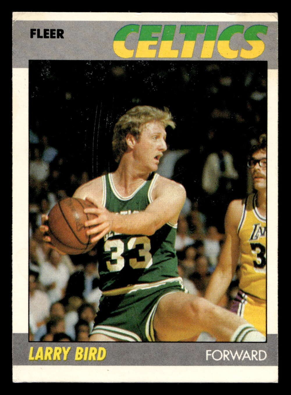 1987-88 Fleer #11 Larry Bird Excellent+ Celtics Basketball