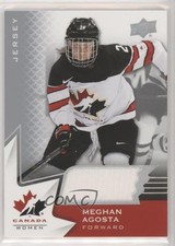 2020-21 Upper Deck Team Canada Juniors Jerseys Meghan Agosta #76 ds4