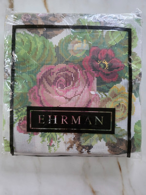 Ehrman David Merry Berlin Rosen Nadelspitzen-Set Vintage komplett Gobelin