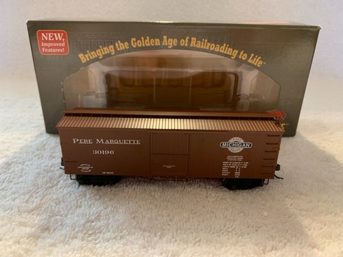 Coche de caja Roundhouse #84189 escala HO Pere Marquette 36' #30198 | Condition: Used