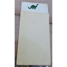 Vintage Sinclair Pocket Saver Card Holder Dinosaur Logo Collectible