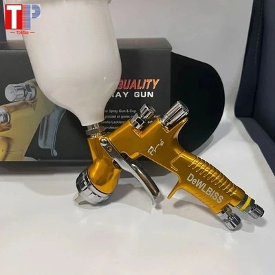 DeVILBISS TE20 GTI PRO Spritzpistole Lackierpistole 1,3 mm Düse Lackierpistole goldfarben