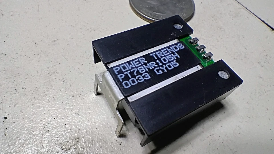 Nine New Power Trends PT78NR105H DC to DC Converters 7-25vdc in -5vdc / 1A out - Image 2 of 4