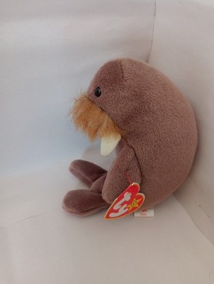 Ty 4082 Beanie Baby Plush Animal Jolly Walrus Style  1996