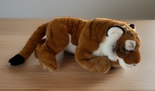 FAO Schwarz Bengal Tiger Plush 24 2013 Realistic Stuffed Wild Cat EUC