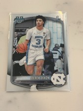 2025-26 Bowman University Chrome Derek Dixon 1st Bowman UNC