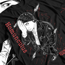 Fullmetal Alchemist T-Shirt Brotherhood Alphonse Elric humunculus Shirt All Size