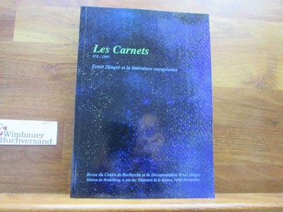 Les carnets : revue du Centre de Recherche et de Documentation Ernst Jünger No 2