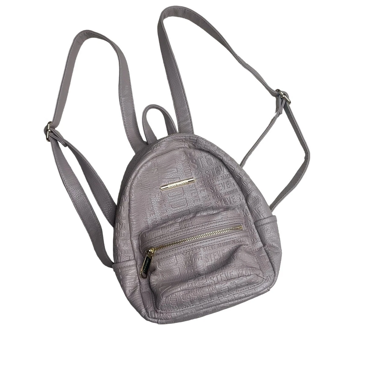 Steve Madden
Bailey Core Backpack - Black Steve Madden Backpack Large Black Logo w/ Pouch Nylon PU Top  main image 4
