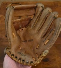 Vintage JCPenney JCP 0041 Youth Baseball Glove Top Grain Cowhide RHT