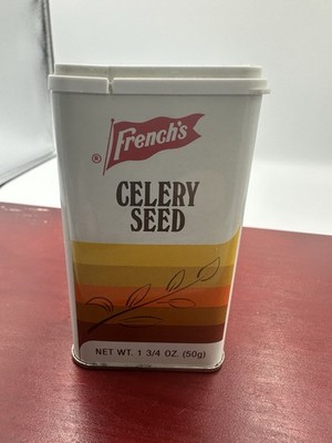 French s Celery Seed Vintage Tin 1980s