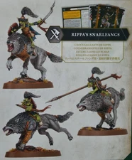 Warhammer AoS Underworlds Gloomspite Gitz Rippa's Snarlfangs NEW w/ CARDS no box