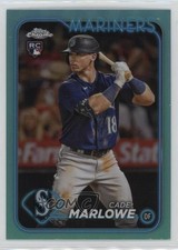 2024 Topps Chrome Aqua Refractor 158/199 Cade Marlowe #266 1i7m