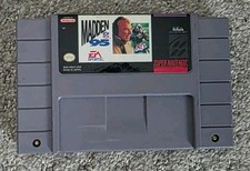 Madden NFL '95 Super Nintendo SNES Cartridge Only EA Sports Authentic 1994