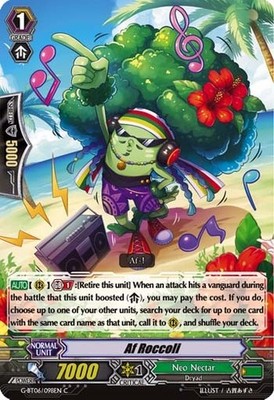 Bushiroad Cardfight Vanguard Af Roccoli G-BT06/098EN C Neo Nectar