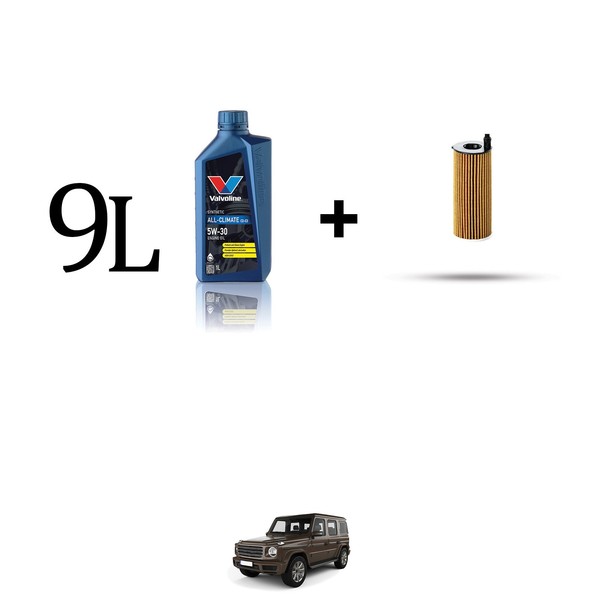 ÖLfilter Kit Und 9L FüR Mercedes Klasse G (W463) 350D 183Kw Ab 2021-image