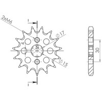 Ritzel P428 - Z14 (DIS.00512) Honda 100 Crf F 04/13