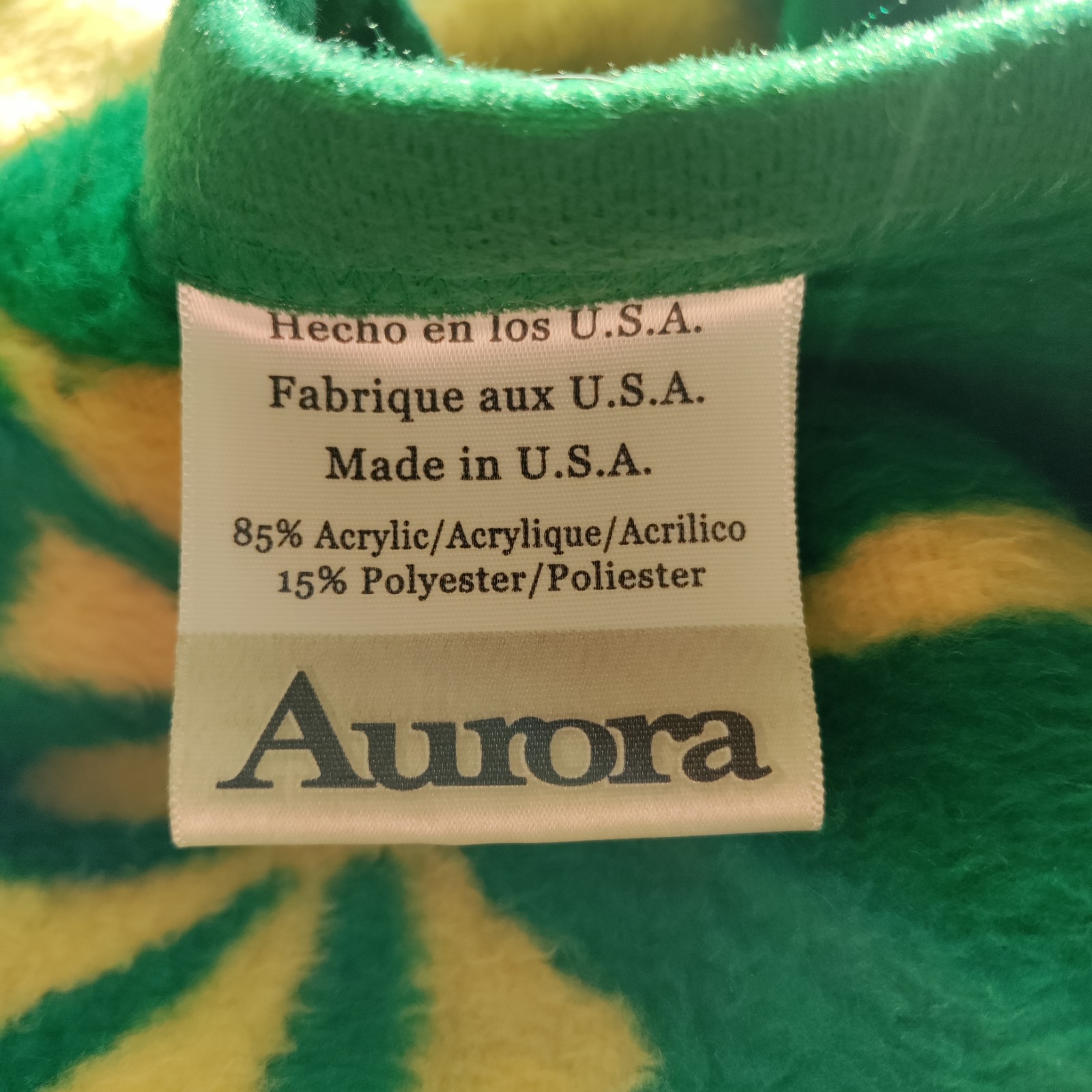 Vintage John Deere Aurora  49” x 59" Blanket USA Made Tractor Farm Deer