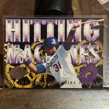 Mike Piazza 1994 Ultra Hitting Machines Baseball Card #9