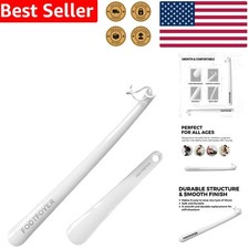 Ergonomic 17-Inch Long Shoehorn for Effortless Shoe Wearing - Unisex Design