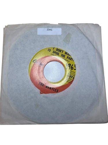 The Beatles – Eight Days A Week 7" Record 1965 Capitol Swirl Rock 45 RPM