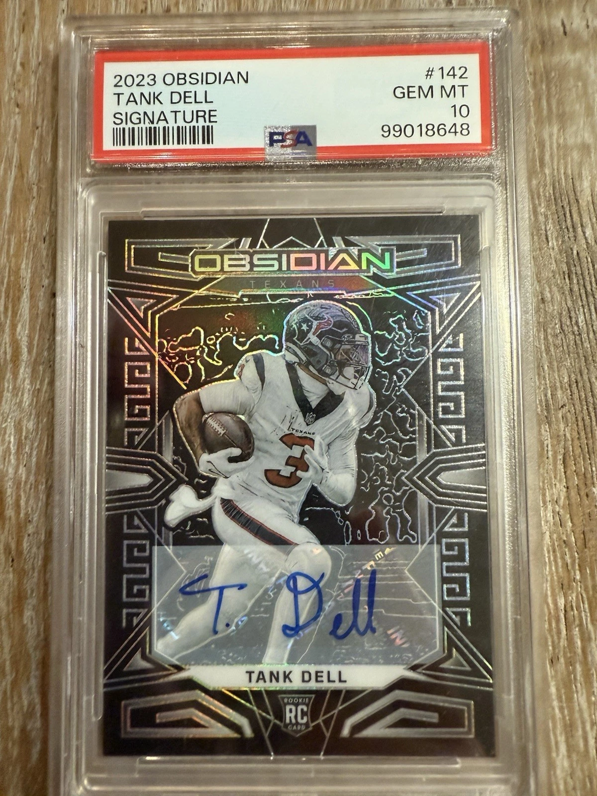 Tank Dell Panini Obsidian #142 Signature
