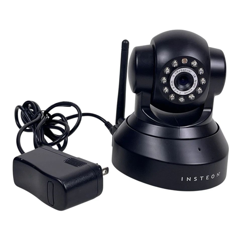 Cámara WiFi Insteon con inclinación panorámica y dispositivo de visión nocturna 46 75790WH nueva  Foto 2 de 4