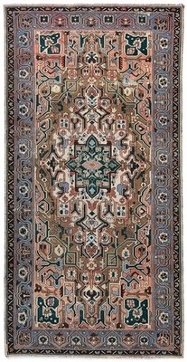 Semi-Antique 5X10 Hand-Knotted Oriental Rug Traditional Farmhouse Wool Carpet