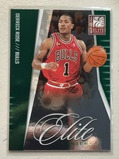 Derrick Rose 2009-10 Panini Donruss Elite Series Green Parallel #4 2nd Year