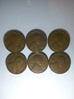 6 WHEAT PENNIES 1930-1939 COMPLETE SET OF S MINTS (EXCEPT 1931-S) #7
