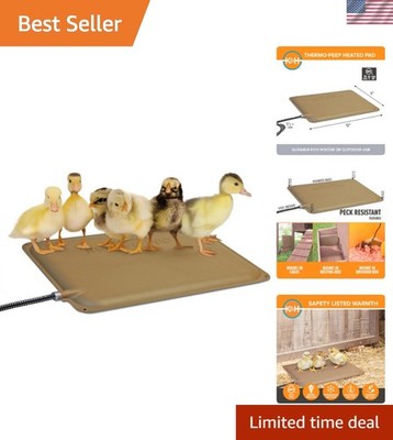 Thermo-Peep Chicken Heating Pad for Brooders and Chicken Coops, Warming Heat ...
