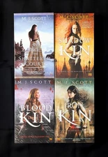 Lot Of 3 M J Scott Books Half Light City 1-2 Blood Shadow Kin Shattered Court