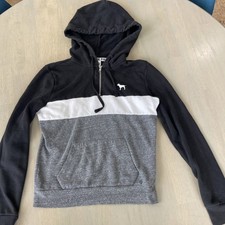 Victoria's Secret Pink Brand Women's Size XS Hoddie Pull Over Block Color