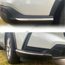 Chrome Front+Rear Bumper Around Protector Corner Cover Trim For Honda CR-V 2023+