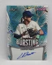2025 Leaf Vivid Baseball Cooper Pratt Rays Teal Bursting with Talent Auto 3/10