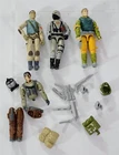 J-581 VINTAGE 1980'S HASBRO GI JOE ACTION FIGURES CAPTAIN GRID IRON BULLHORN ETC