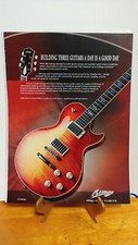 COLLINGS CL DELUXE COLLINGS GUITARS GUITAR PRINT AD 11 X 8.5,,..